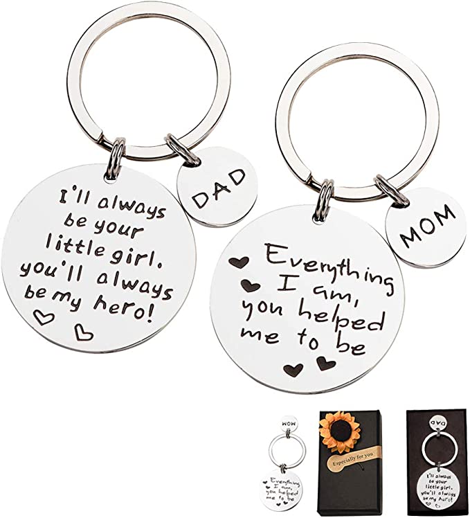 Keychains for Mom and Dad
