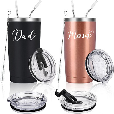 Mom and Dad Travel Tumbler Set
