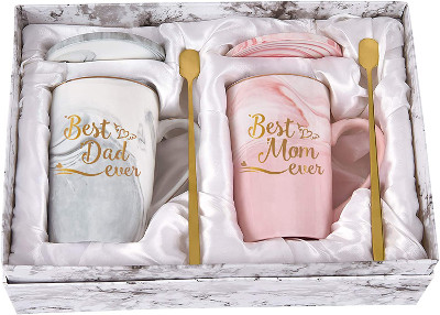 Best Mom and Dad Mug Set