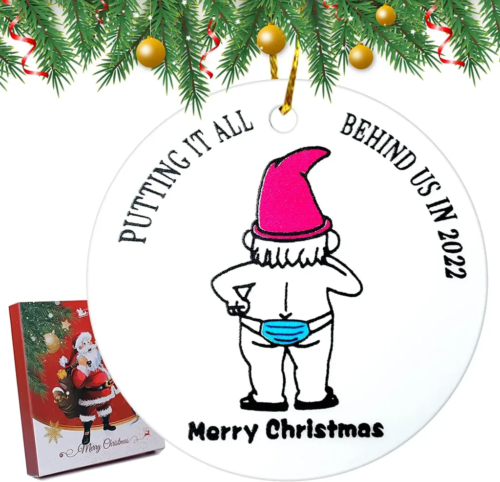 Pandemic Funny 2023 Christmas Ornament