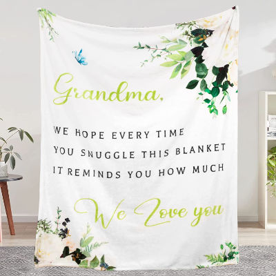 we love you Grandma blanket