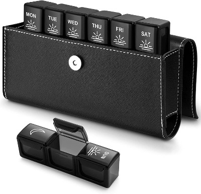 7-Day Pill Organizer with case