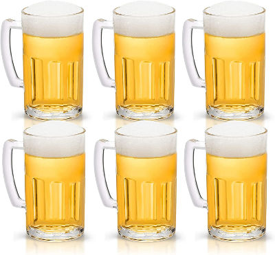 Set of 6 Classic Beer Mugs