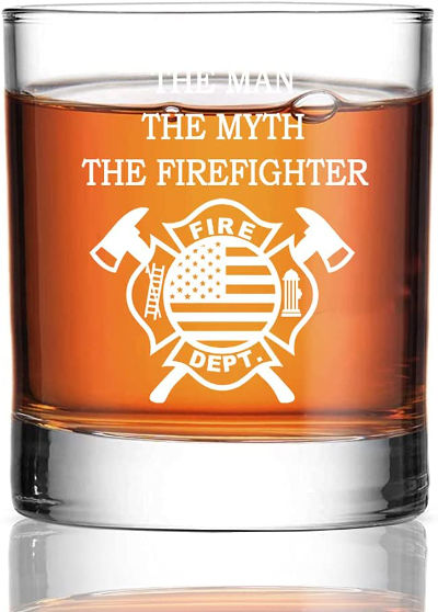 Firefighter Whiskey Glass