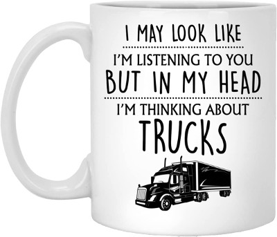 I am thinking about trucks - coffee mug