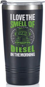 Insulated truck driver tumbler