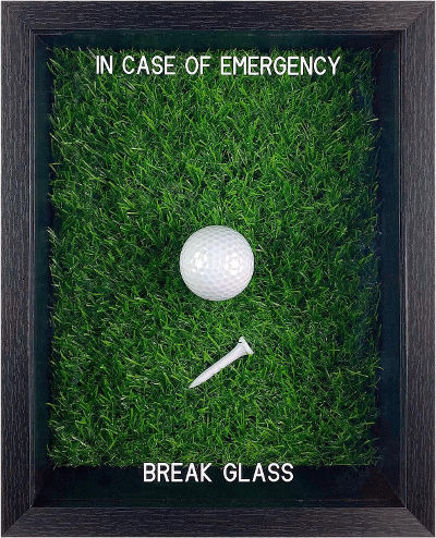 funny break glass golf gift