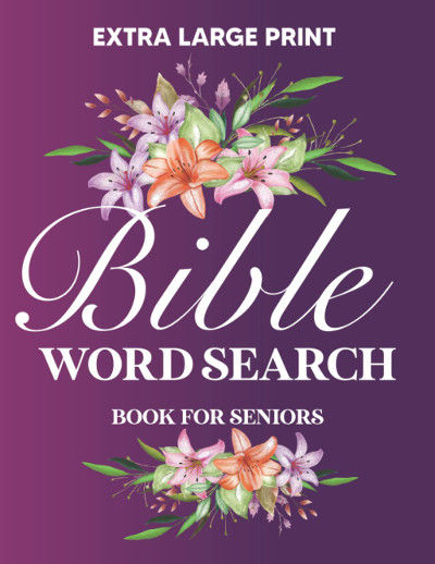 Bible Themed Word Puzzle Book for the elderly