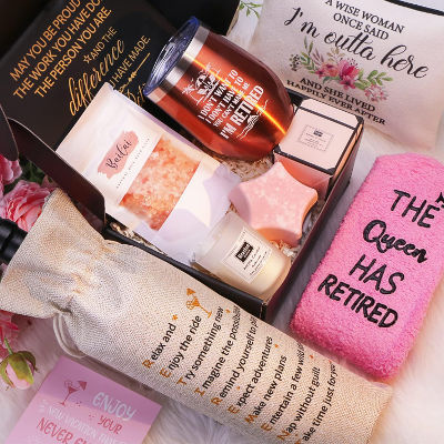 Retirement gift basket for women
