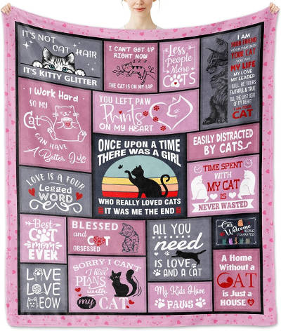 Blanket for Cat lovers