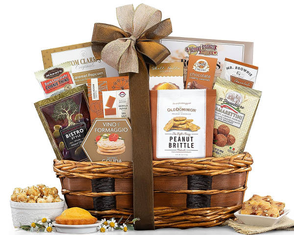 Christmas gift basket - food