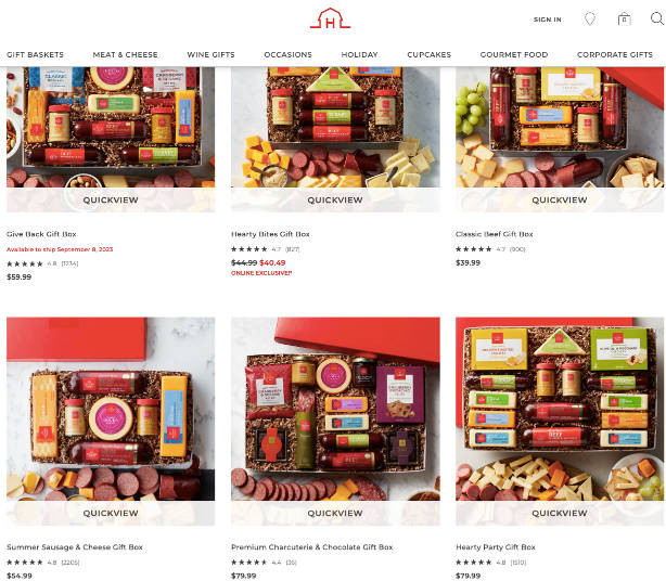 Hickory-Farms-Christmas-Gift-Baskets-Delivered