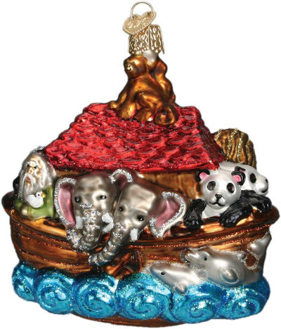 Noah Ark Old World Christmas Ornament