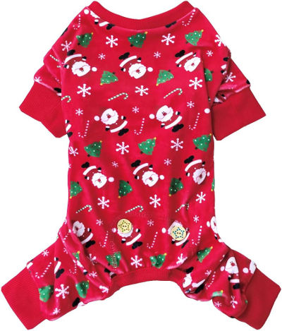 Red and White - Dogs Christmas Pajamas