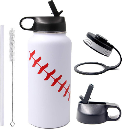 baseball sports flask