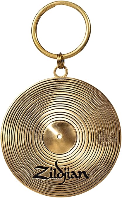 cymbal keychain for drummer