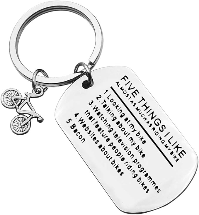 Fun Keychain for bike keys