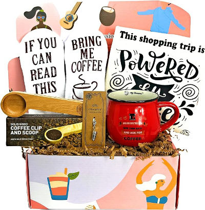 fun coffee gift basket