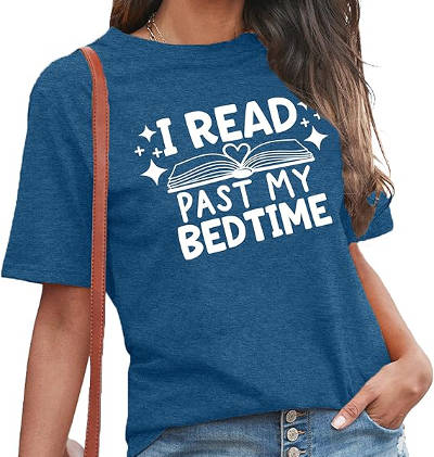 'I read past my bedtime' t-shirt