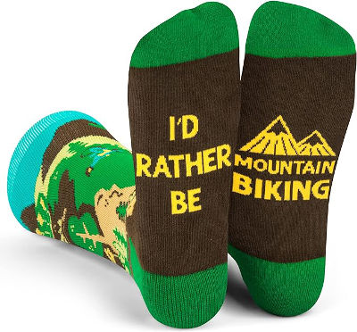 socks for those who like mountain biking