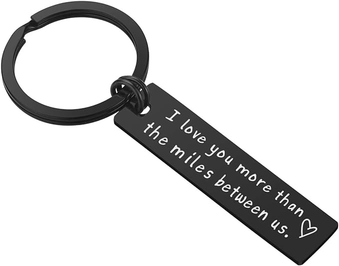 I love you ldr keychain