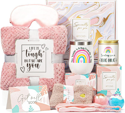 Get well soon gift basket for women