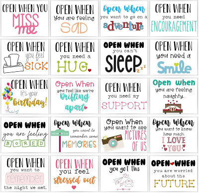 20 romantic envelopes