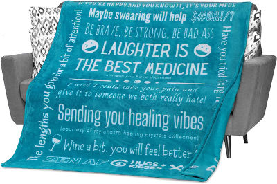 fleece blanket - funny get well soon gifts