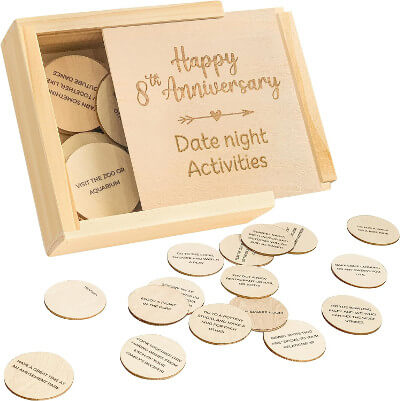 8th anniversary date activities