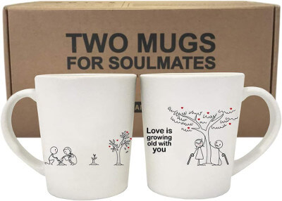 Love is growing old - mugs