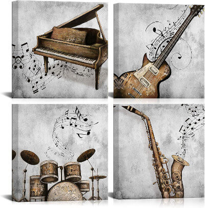 Framed Music Wall Art