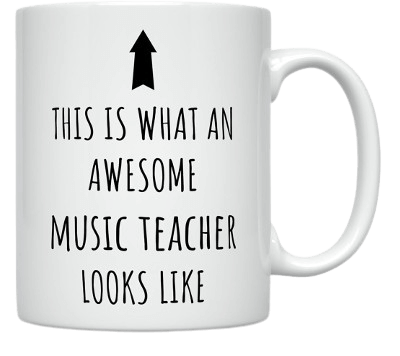Funny Coffee Mug for awesome music teachers