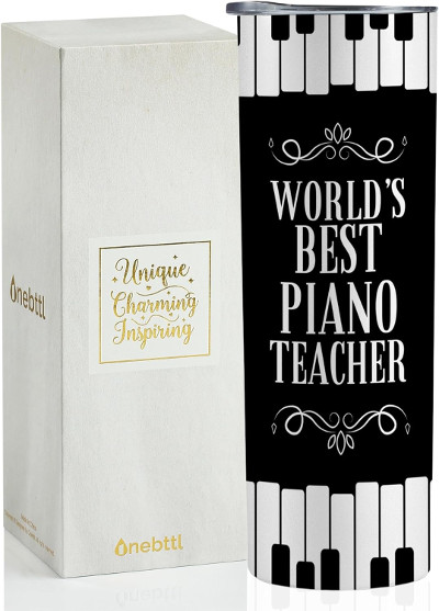 Worlds Best Piano Teacher Tumbler