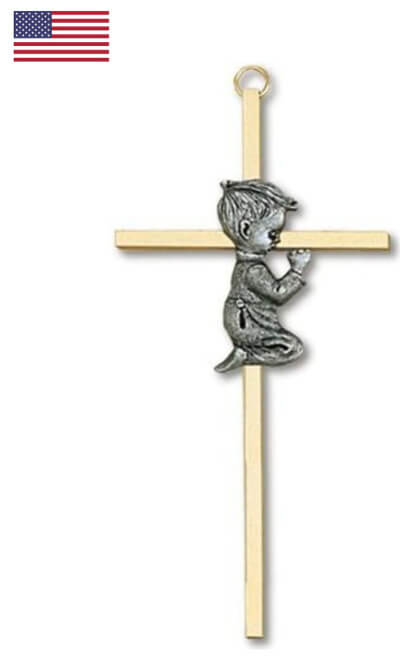 Made in USA - Brass Cross