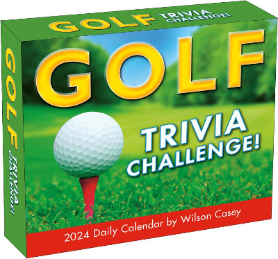 Golf Trivia 2024 Desk Calendar