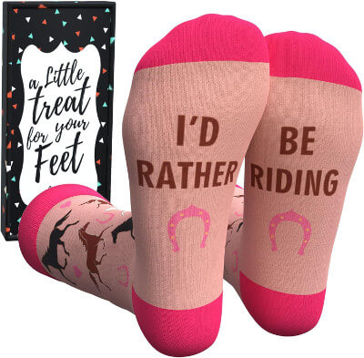 Funny socks for riding lover