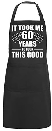 funny apron for 60th birthday