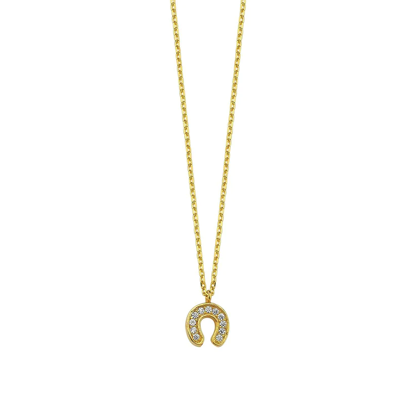 Lucky Charm Horseshoe Necklace