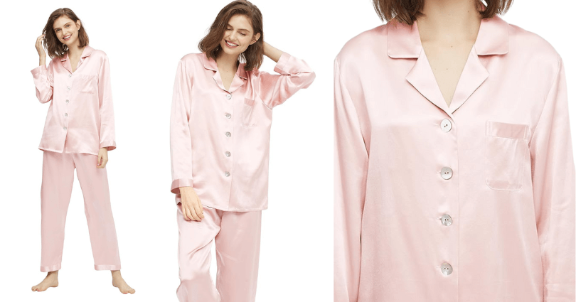 silk pajamas for wife